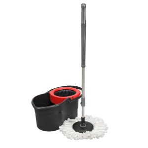 Siyah Deri 14 L. Döner Spin Mop (Tekli) BLACK LEATHER 14